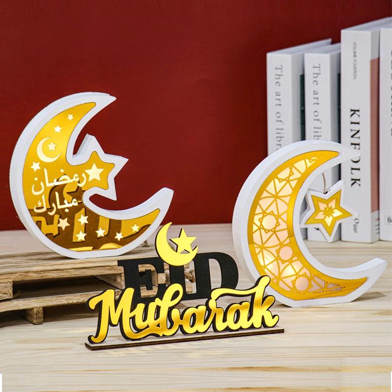 EID Mubarak Light Pendant Ramadan Decorations For Home Islamic Muslim Party Decor EID Mubarak Gift Abaya AL Adha Kareem