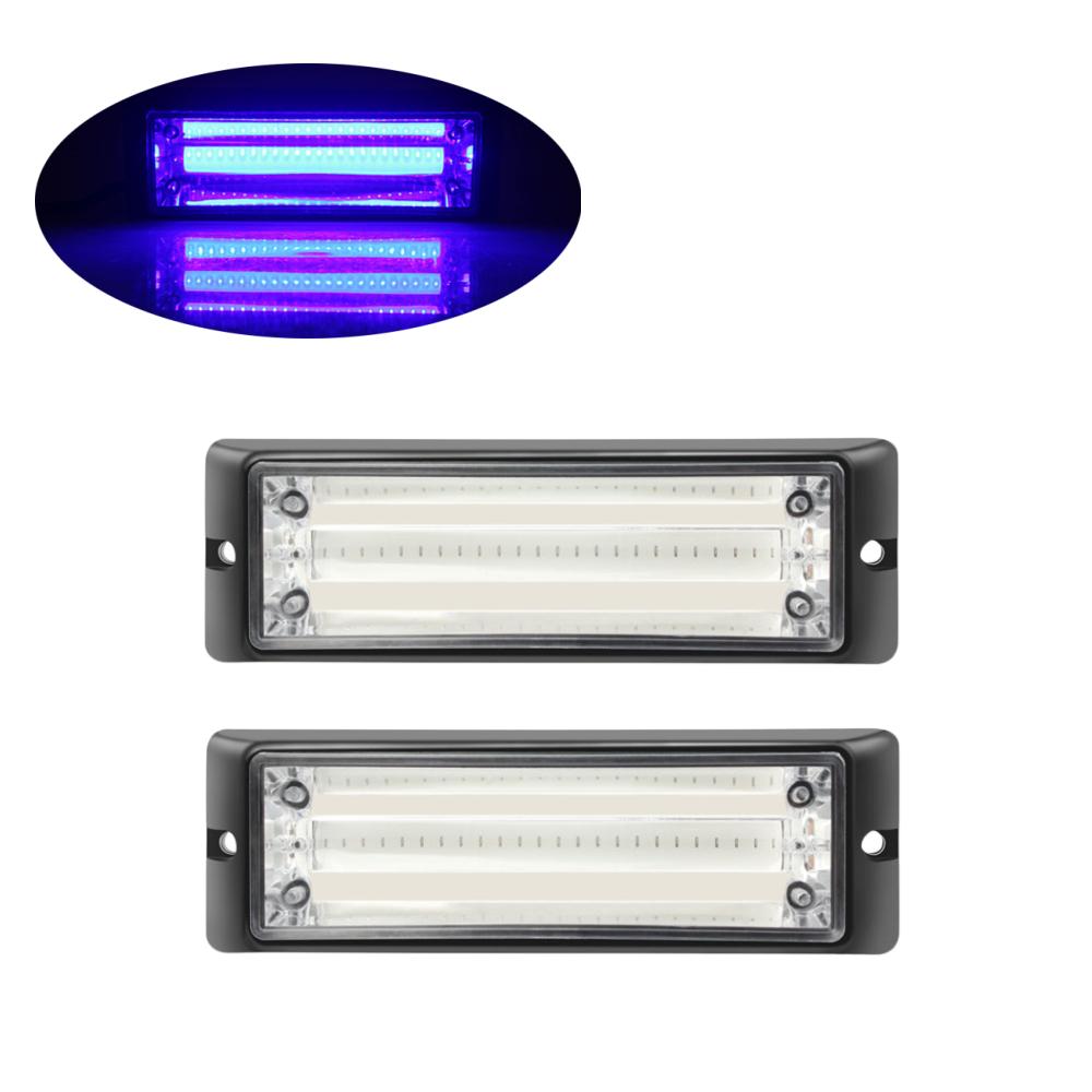 2PCS Led Lights for Auto Strobe Lights Cob Led Gazelle Auto Strobe Light Fireman Police Flashing  Emergency Warning Lights