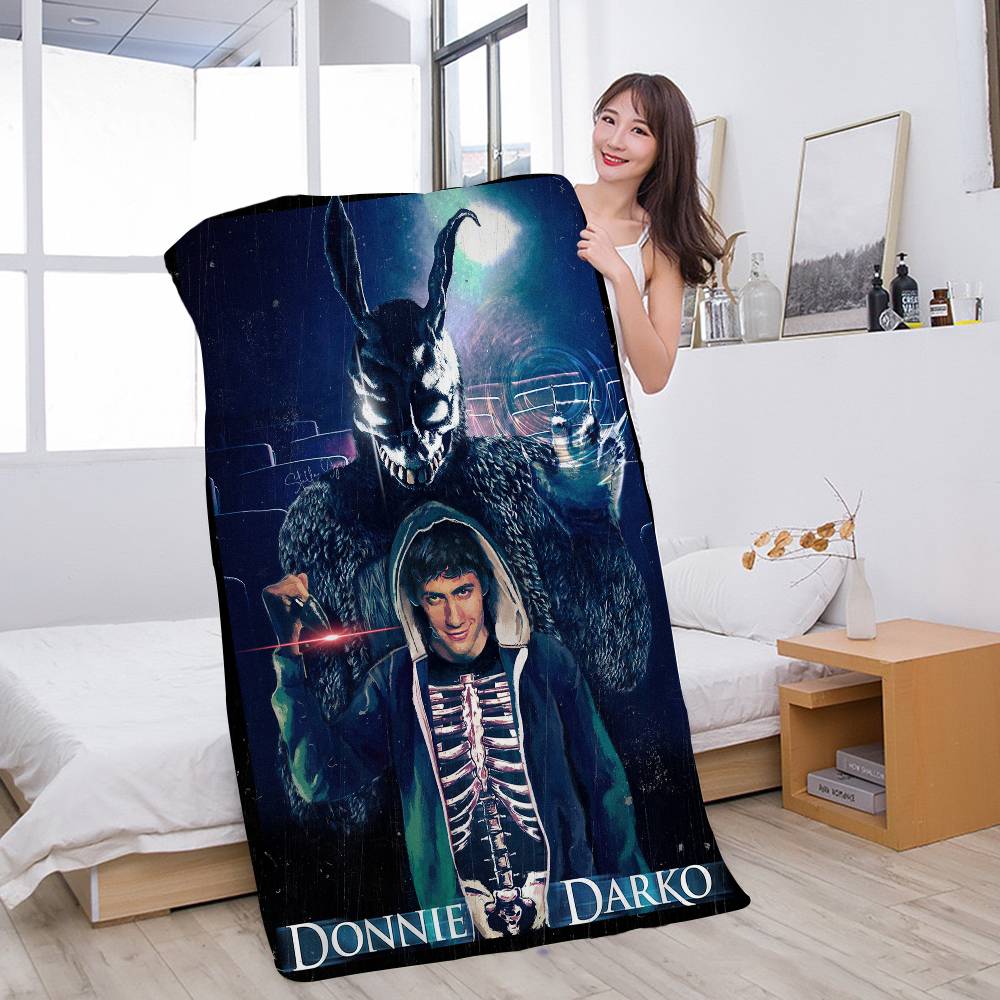 D-Donnie D-Darko Movie Anime Beach Swimming Towel Soft Absorbent Washcloth Children's Gifts for Kids Travel Camping Gym