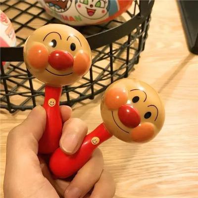 Sandhammer Bread Superman Baby Toy Hand Sand Drum Rattle Musical Instrument Early Education Toys Newborn Sand Hammer Toy