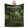Relax Backrooms Horror Movie Blanket Merch Sofa Decorative Throw Blanket Super Warm Flannel for Bedroom