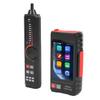 Network Cable Tester 4 Inch Touch Screen Ethernet Wire Tester and Cable Tracker Support VFL OPM PoE++ RJ45 TDR NCV FTP Length Measurement