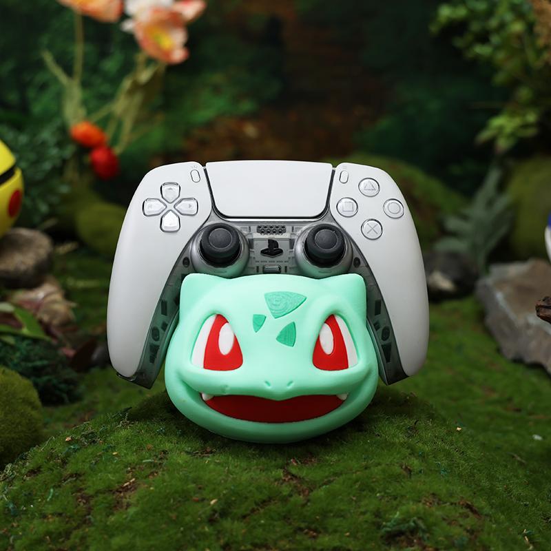 Squirtle Bulbasaur Animation Universal Game Controller Stand For Ps5 Xbox Switch2 Peripheral Accessories Base Ornament Model Toy