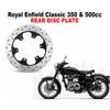 Royal Enfield "Rear Disc Plate" For "Old Classic 350 & 500cc"