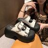 Thick-soled heightening slippers women's summer outer wear new non-slip casual fashion versatile soft bottom with skirt one-word drag