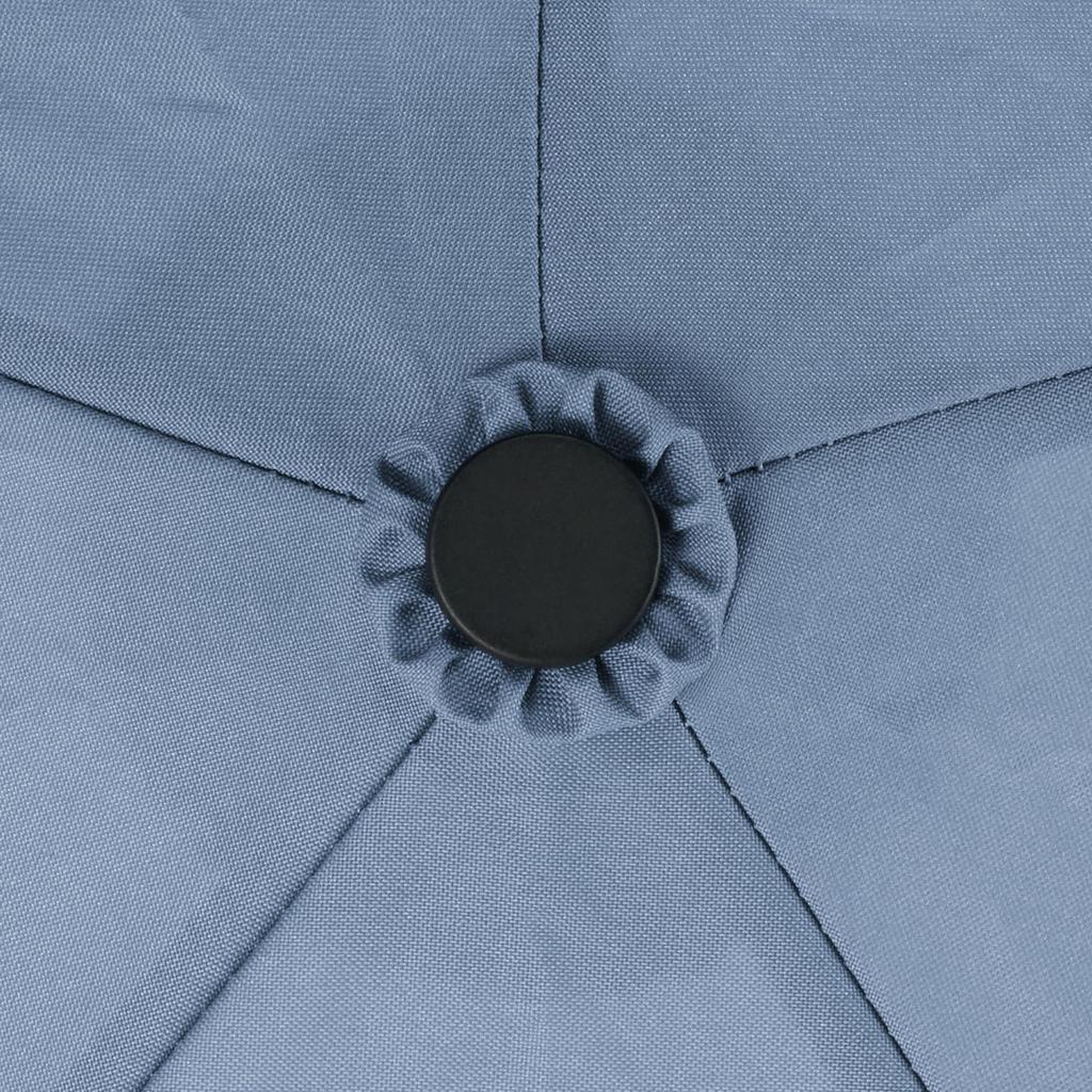 MUJI Lightweight Folding Umbrella Smoky Rib Length 50cm (Unisex, Adult, DEA03A5A) - Blue,