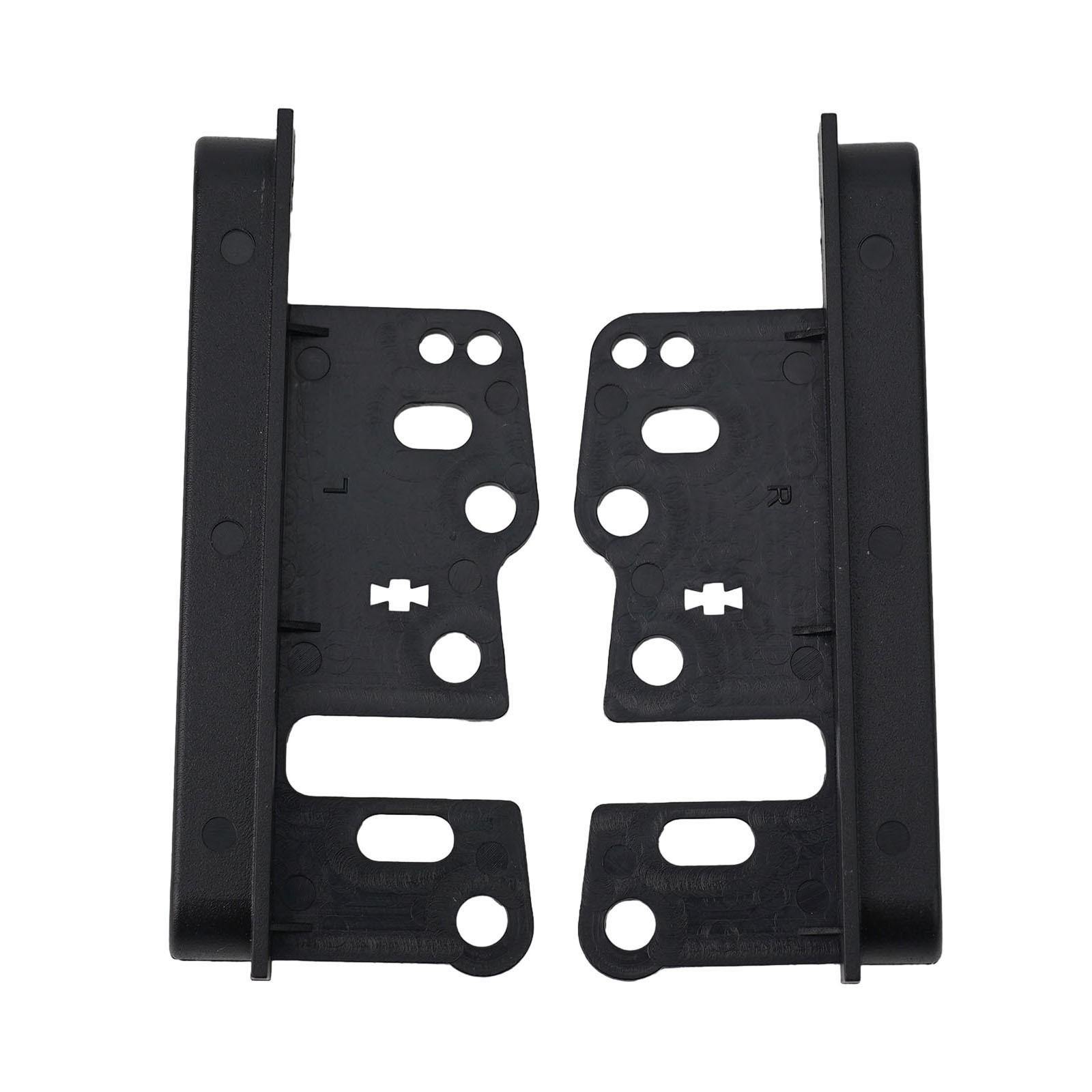 

2pcs Stereo Mounting Bracket ABS Black DVD Player Din