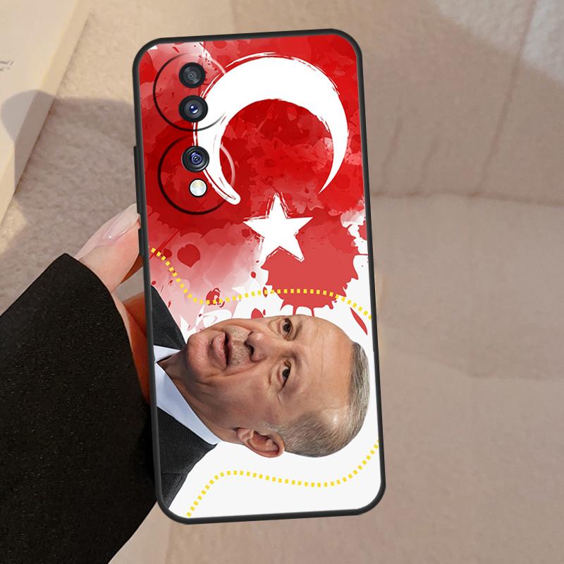 Turkey Recep Tayyip Erdogan For Honor Magic 8 7 6 5 Lite Case For Honor 400 Pro 200 50 70 90 X8c X8b X9d X9b X9c Win RT