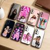 Singer E-Emilia M-Mernes Phone Case For Samsung Galaxy A73,21,22,32,71,53,52,51,80,5G Soft Black Cover
