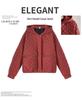 2024 Women's Winter Plaid Cotton-Padded Jacket - Petite Fit, Short Style