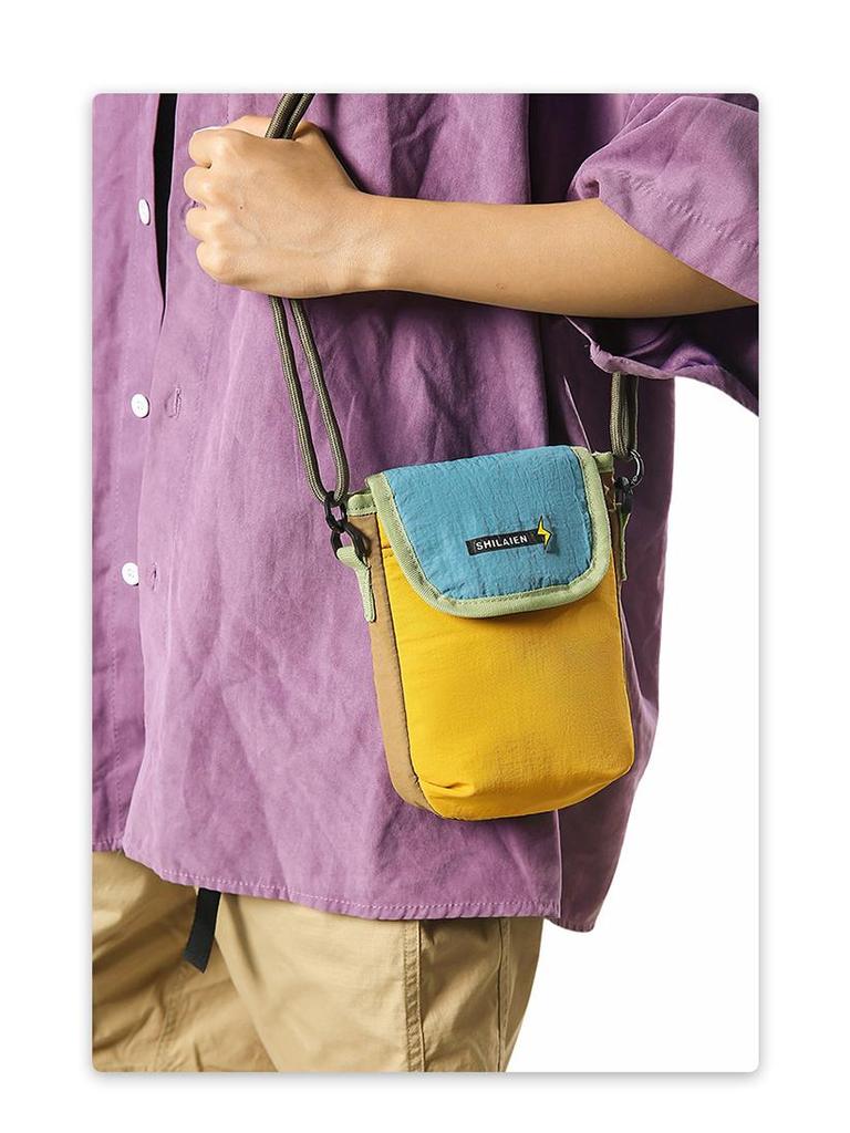 Korean Style Mini Crossbody Bag 2025: Unisex High-End Canvas Phone Carrier
