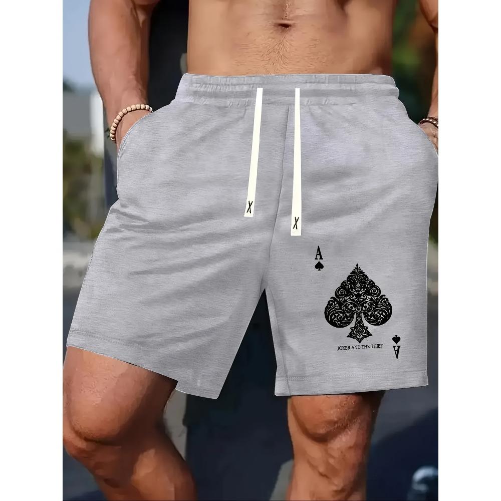 

Edgy Boyfriend Style Summer Printed Shorts Men s Loose Straight-Leg Sports Five-Point Versatile Casual Mid Pants XL