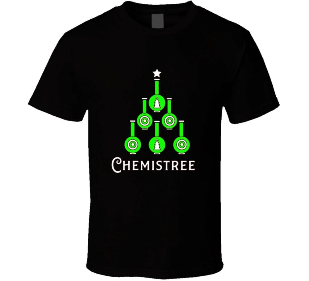 

Chemistree Christmas Holiday Geek Nerd Chemist Tree Funny T Shirt 4XL