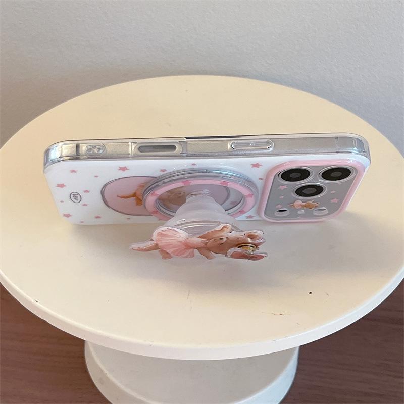 

Magnetic Ballet Bear Case for iPhone 17/16 Pro Max/15 Pro 15Pro
