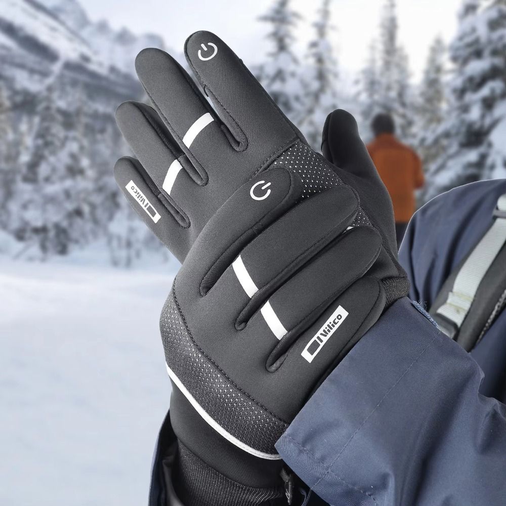 Touchscreen Motorcycle Gloves Waterproof Cycling Gloves Fashion Ski Gloves  Outdoor Sports