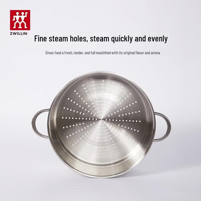 Zwilling 24cm Stainless Steel Stockpot Steamer Set