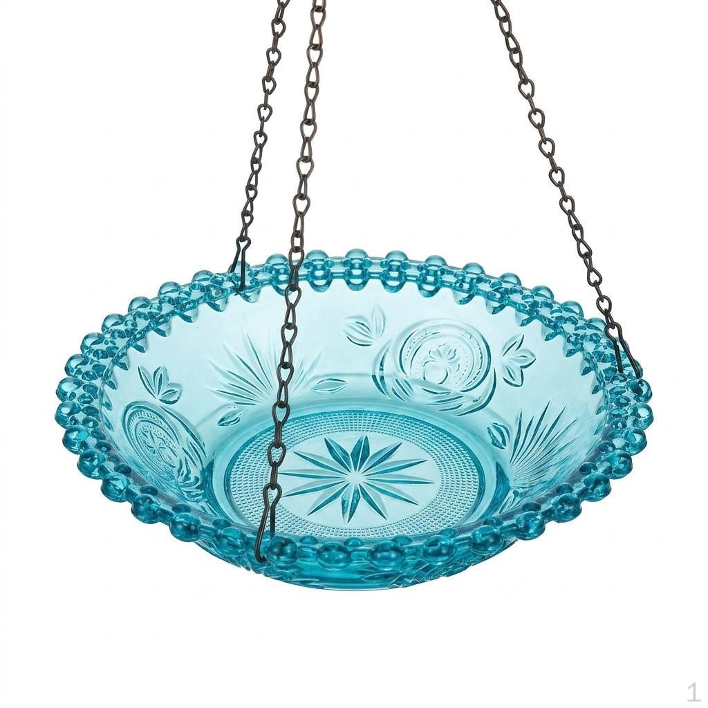 Removable Bird Bath for Garden, Fence & Wall, Easy Clean Synthetic Material, Outdoor Water Bowl, Low