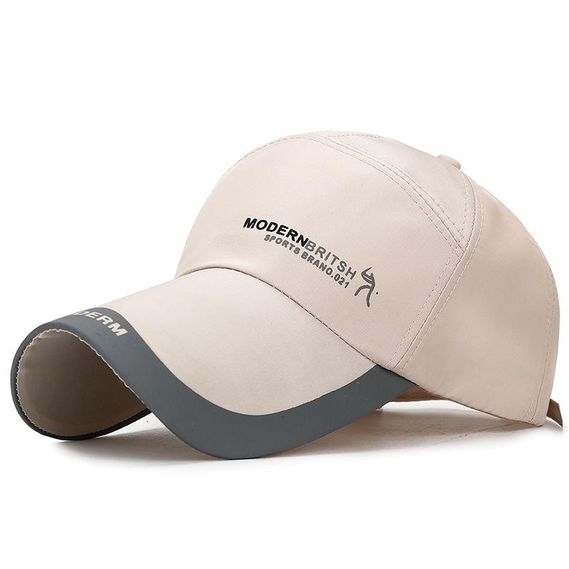 Spring and Autumn Extended Brim Sunshade Baseball Cap, Outdoor Casual Quick-drying Fishing Cap