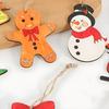 12 Pcs Wooden Christmas Ornaments To Paint Diy Blank Unfinished