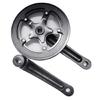 Single Speed Crankset 52T/48T/40T Bike Chainring Crankset Chainwheel Aluminum Alloy Folding Bike Chainwheel Crankset