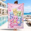 Love Bears Cozy Night Beach Towel, Microfiber Beach Towel, Perfect For Pool, Beach, Travel, Home Decor Beach Party Fan Gifts