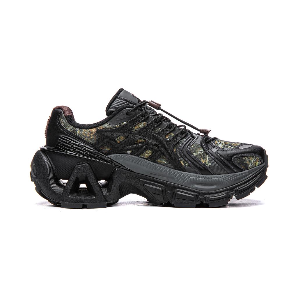Li Ning Lijun Ace 3.0 TPU Synthetikleder Retro Mode Trend Langlebige Passform Low Top Lifestyle Freizeitschuhe Unisex Freizeitschuhe AZGV151-7