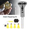 8 szt. Otwieracz do zegarków, uchwyt na kopertę zegarka z 3 szczękami, narzędzie do otwierania kopert zegarków, zestaw do naprawy zegarków