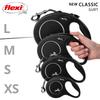 Flexi New Classic Tape L dogs under 8m Black (for 50kg) [Dog Leash]