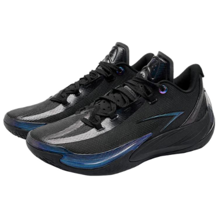 Anta Attack 6 Mode Confortable Absorption des Chocs Antidérapant Résistant à l'Usure Chaussures de Basketball Basses Homme basket 112541601-1