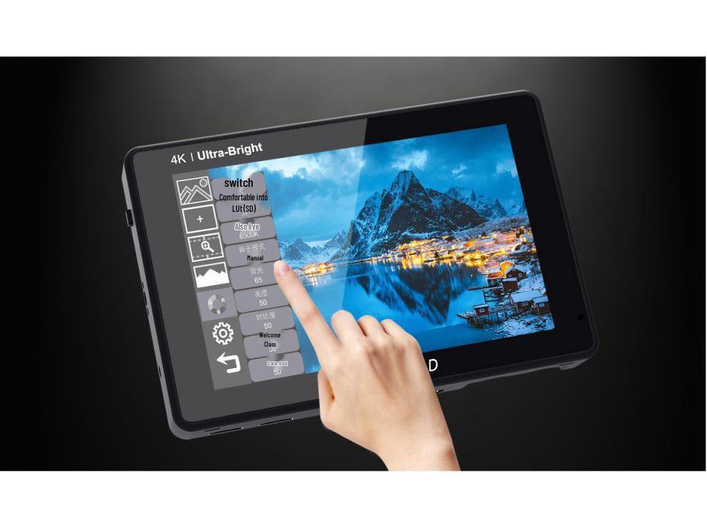 FEELWORLD LUT7 PRO 4K HDR Monitor Kit - 2200nits Touchscreen, External Power Supply