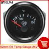 12V 24V 52mm Voltmeter Auto Volts Car Gauge 2" Volt Meters Instrument Voltage  Water Temp Gauge 150 Celsius Oil Temp Gauge Press