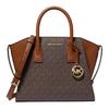 Avril Logo Charm Tote Bag Unisex Handbags Brown 35F4G4VS1B-BROWN