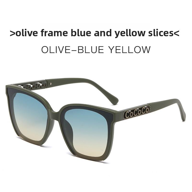 New Spring 2024 Womens Pc Frame Letter Design Sunglasses With Tac Lenses For Sun Protection