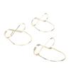 15PCS Table Number Holders Glasses Shape Multifunctional Slick Finish Iron Wire Picture Holder