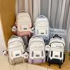 Schoolbag Stylish Simple Versatile Student School Bag Niche Design Light Leisure Travel Backpack Large Capacity Class Backpack