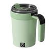 Automatic Stirring Cup with Temperature Display and Removable Magnetic Base for Milkshakes, Coffee, and Flat-Bottomed Cups