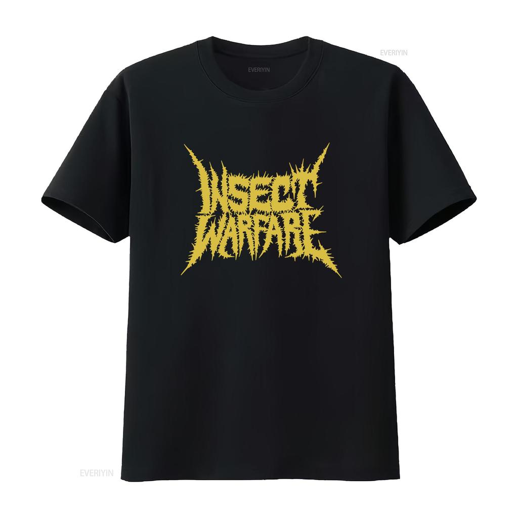 Tričko s logem Insect Warfare Grindcore Death Metal Punk Thrash Hardcore Crust Powerviolence Tisk kapely vintage Vyprané