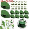 10-100Pcs Plant Climbing Wall Fixture Clips Rattan Clamp Fixator Self-Adhesive Vine Buckle Hook Garden Invisible Vine Bind Clip