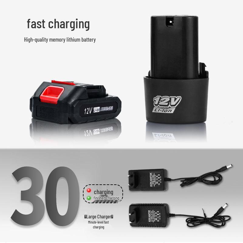 High-Power Portable Handheld Electric Screwdriver & Impact Drill for Wood Drilling