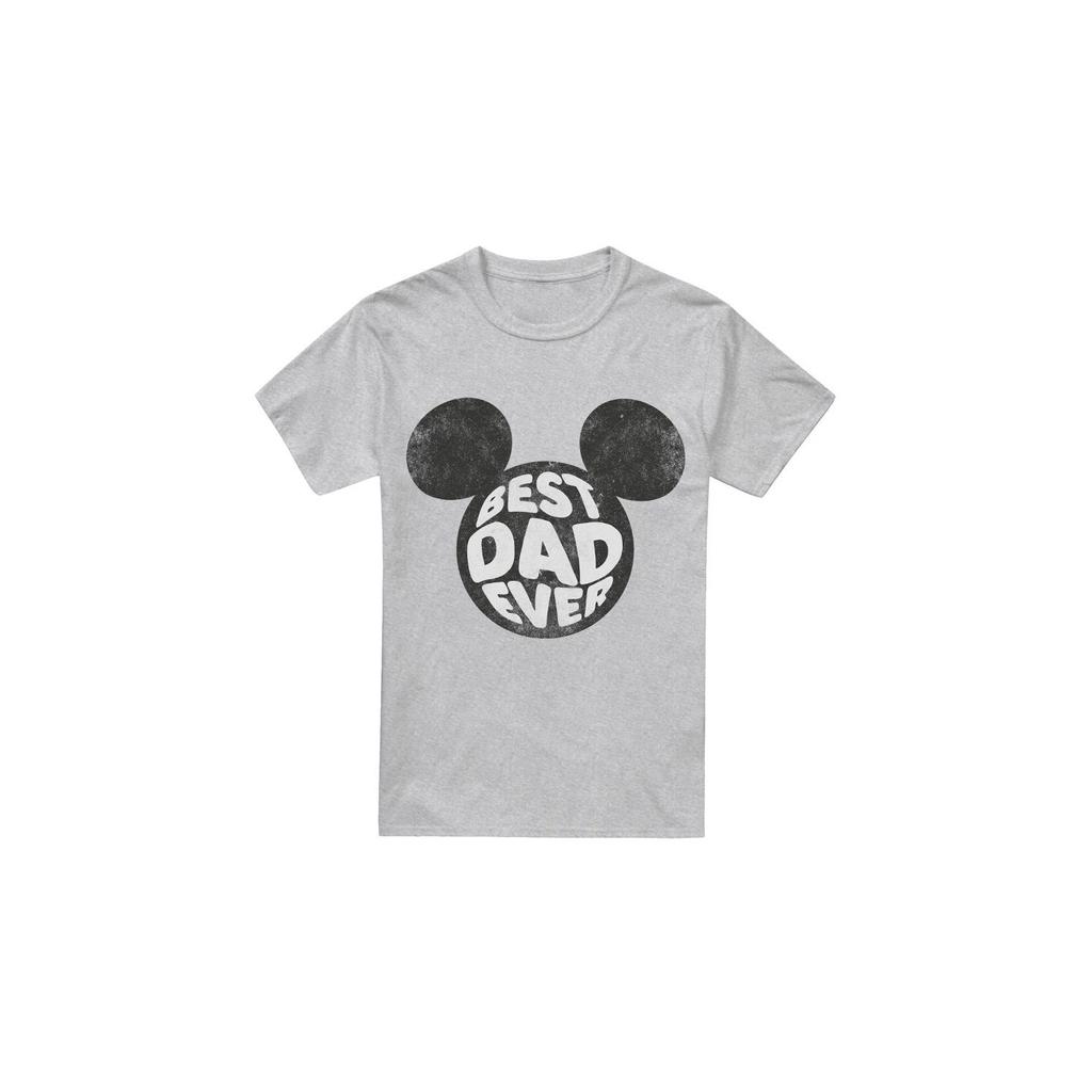 Disney Mens Best Dad Ever Mickey Mouse T-Shirt