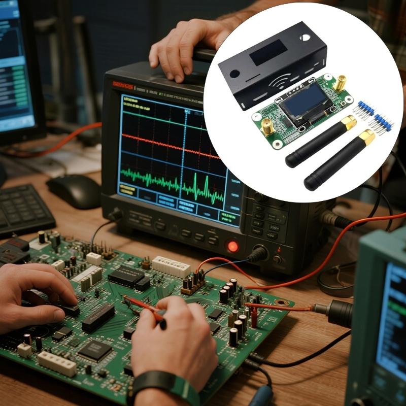 Fully Tested MMDVM Double Duplex Hotspot Board with Antennas and Case 10mW Power SMA Connectors Support P25