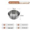 Chahua 304 Stainless Steel Mixing Bowl with Measurements