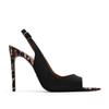 Fashion Fashion Pointed High-heel Women's Sandals Summer European American Roman Buckle Commuting Shopping Slim Heeled Women Shoes 34-45