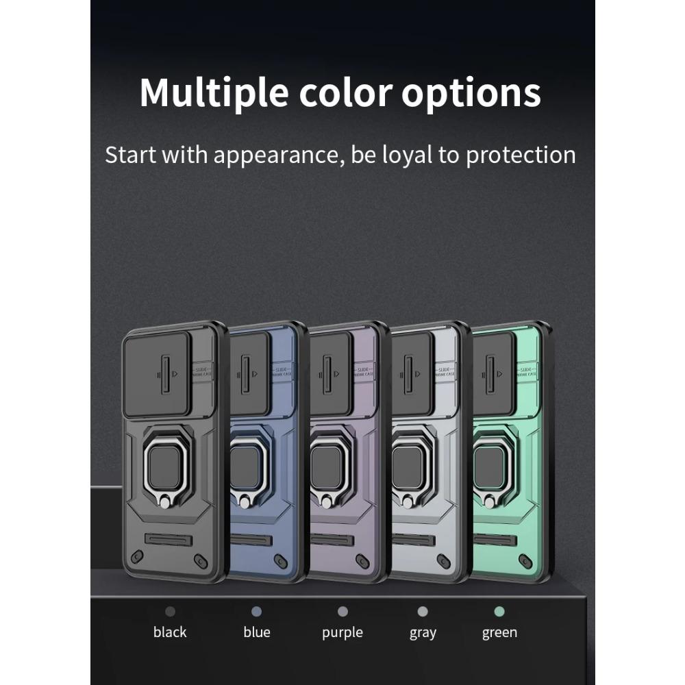 Military Armor Holder Protective Case for Xiaomi 14 13T Redmi Note 13 K60 Poco F5 X6 13C C65 Pro Phone Case Ring Stand Hard Back Protection Cover