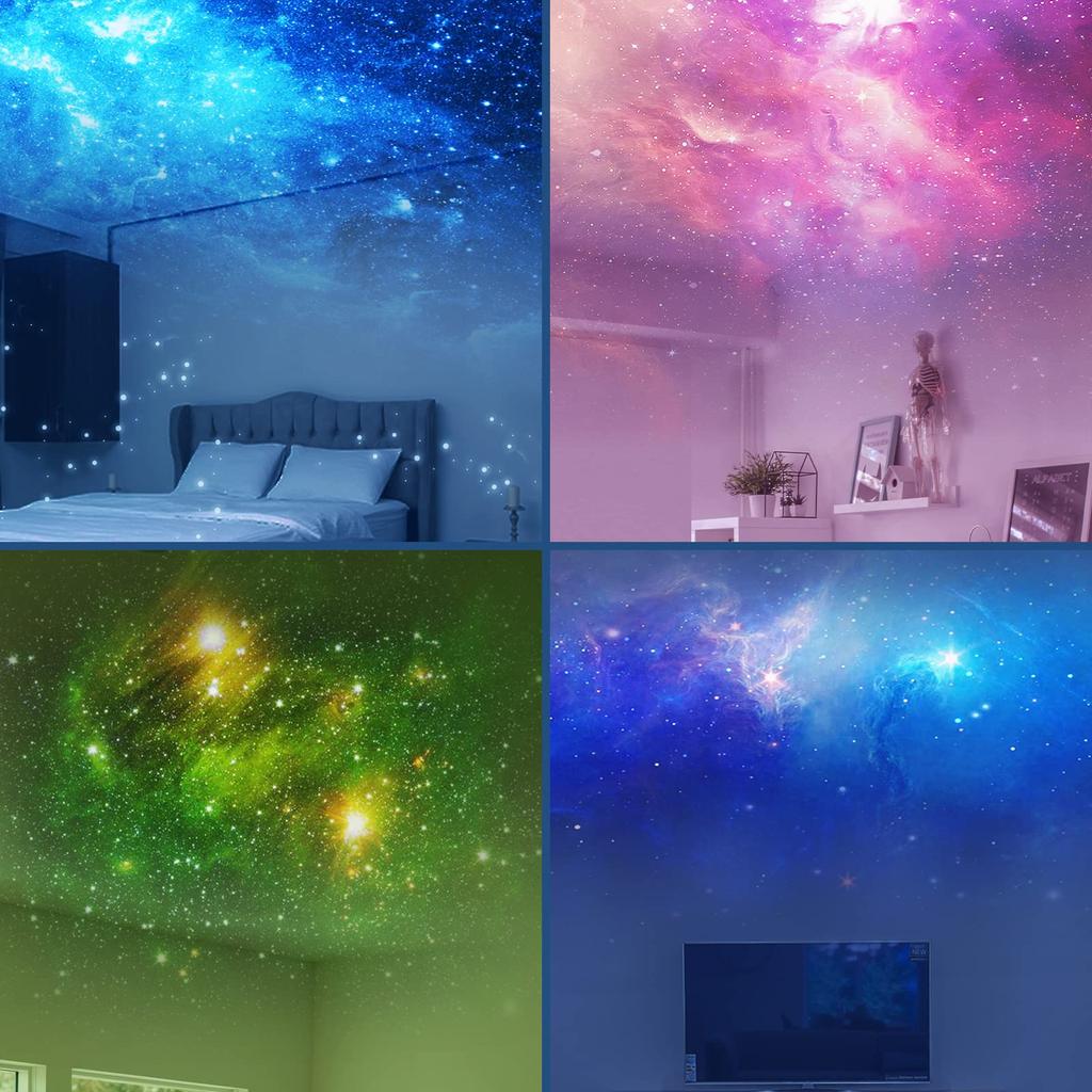 FLRYBRG Astronaut Galaxy Projector, Star Projector Galaxy Night Light - Astronaut Light Projector, Starry Sky Nebula Ceiling LED Lamp, with Remote