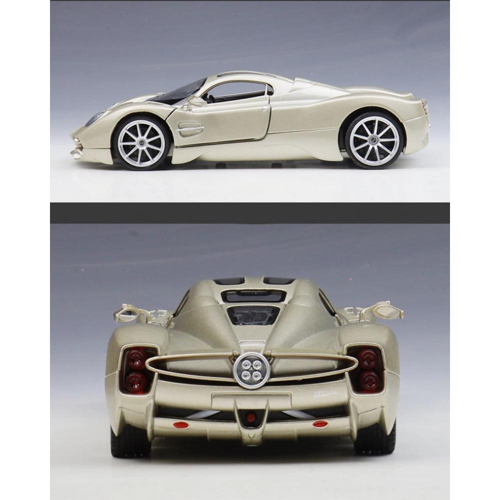 Welly 1/24 Pagani Utopia Alloy Sports Car Model Diecast Metal Track Racing Vehicles Car Model High Simulation Childrens Toy Gift