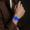 Calvin Klein Color Series Watch Quartz Movement Genuine Leather Strap 40Mm Blue Dial Men watches K7B211VN