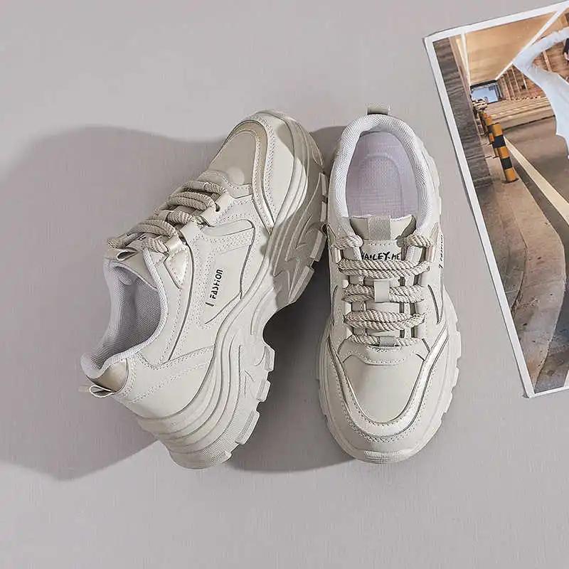 Fashion Tennis Sole Thick-heeled Women's Shoes Size 40 Loafers Sneakers For Sports Designer Flats Styling Gym Stylish Vietnam