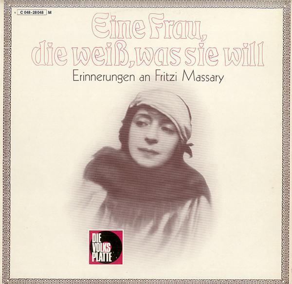

Виниловая пластинка FRITZI MASSARY Eine Frau Die Wei Was Sie Will 1C04828048M Die Volksplatte Германия Классика Б/у