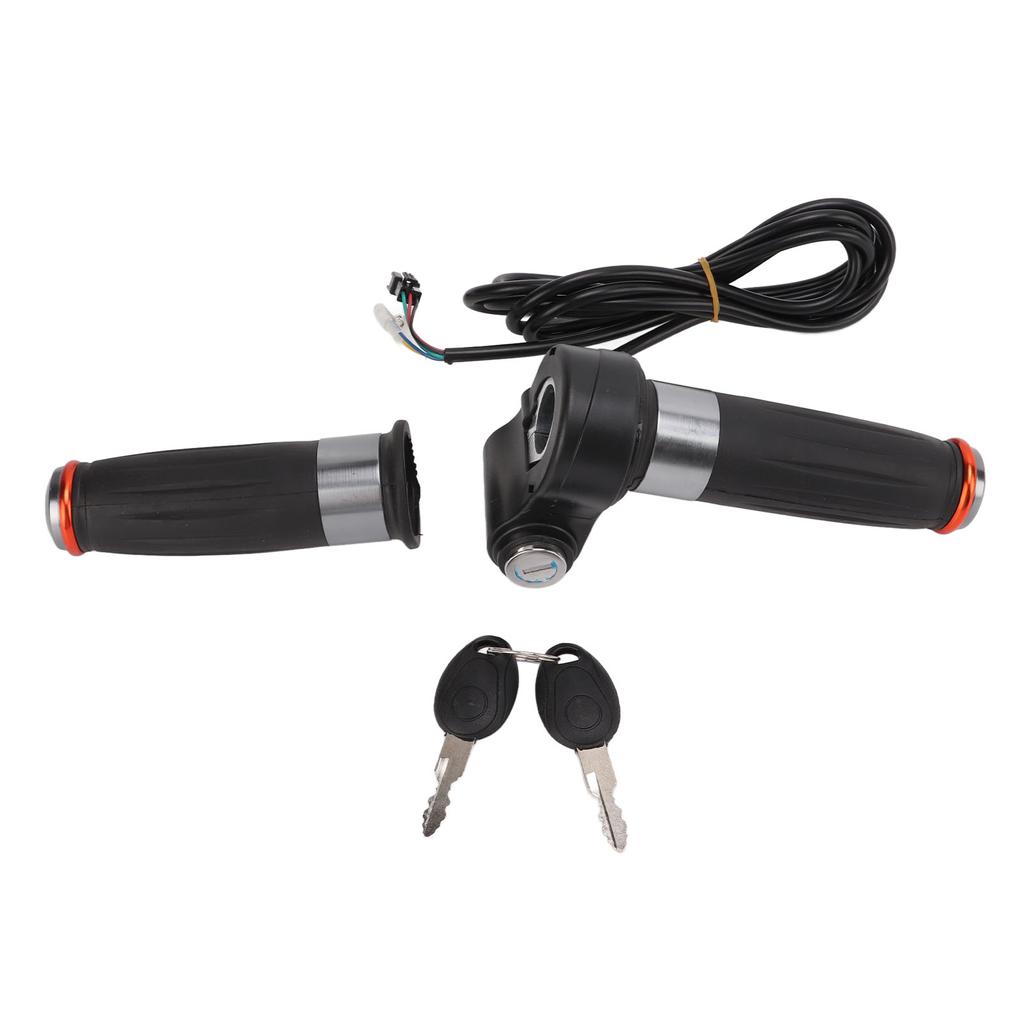 1 Pair 12V‑99V Handlebar Throttle Grips Universal Twist Throttle Accelerator Grip for Electric Bike Scooter
